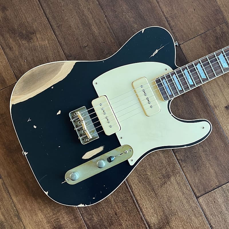 Nash Guitars Model T 56GT Aged Black Finish Rosewood Neck VSN98 Reverb Brazil
