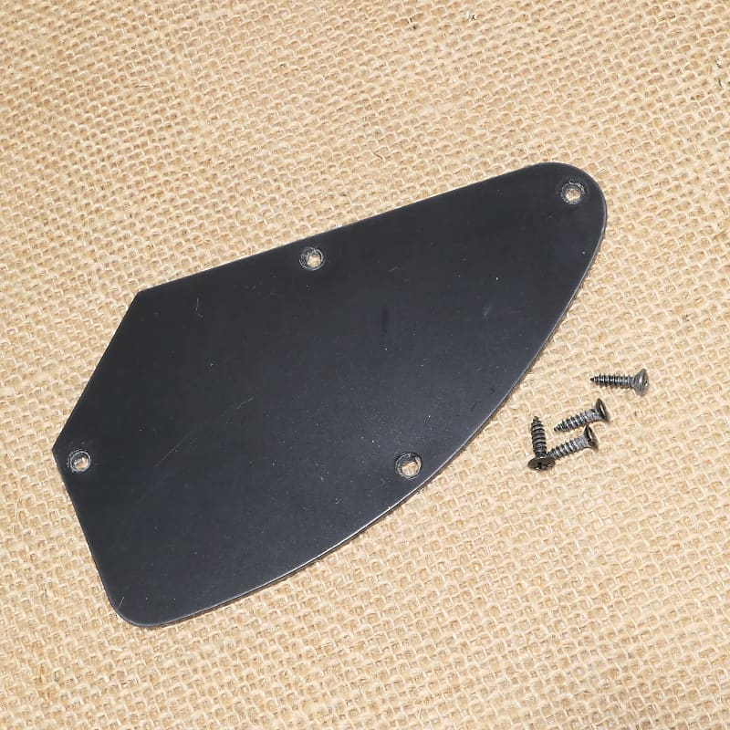 Genuine 2005 Ibanez RG120 Control Cavity Cover Plate Black Reverb