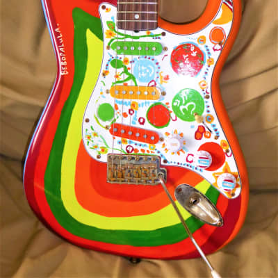DY Guitars George Harrison Beatles "Rocky" custom relic strat body PRE-BUILD ORDER image 3