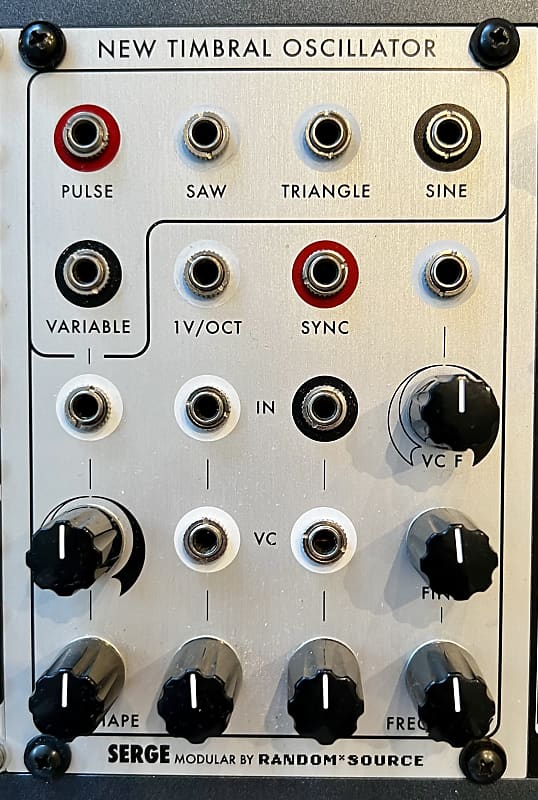 Serge Modular by Random*Source New Timbral Oscillator 2020s - Aluminum image 1