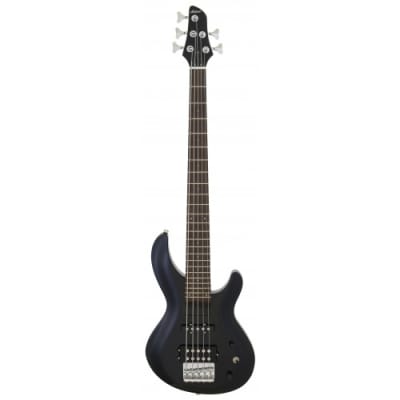 Aria IGB-STD/5-MBK IGB Standard Series Carved Top Maple Bolt-on Neck 5-String Electric Bass Guitar image 3