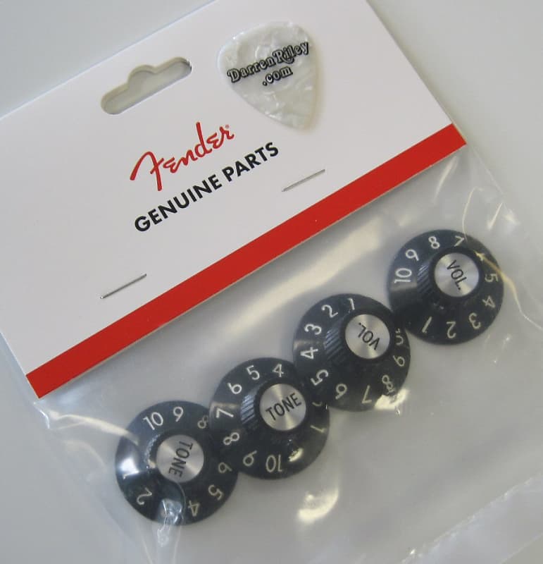 Fender 72 Telecaster Custom Knobs set of 4 USA 0054521049 image 1