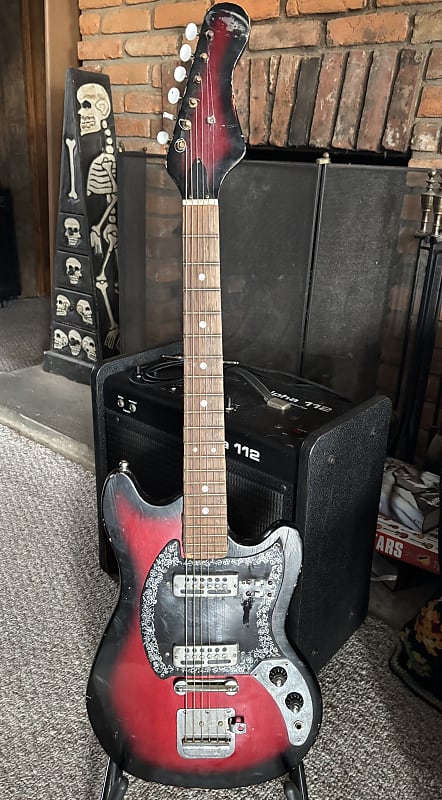1960s Teisco / Kimberly 2 Pickup - Red Burst image 1