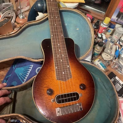 Recording King (by Gibson) AB-104 Roy Smeck Hawaiian Steel Guitar 1938  Sunburst | Reverb