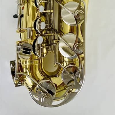 YAMAHA YAS-200AD ADVANTAGE ALTO SAXOPHONE - MINTY CONDITION W/ XTRAS YAS - 200AD 2010's - Brass Clear Lacquer image 7