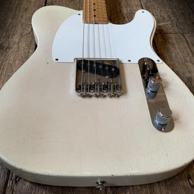 1958 Fender Esquire in See Through Blonde finish with original Tweed hard shell case image 14