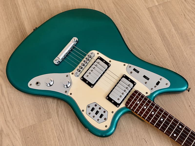 2004 Fender Jaguar Special HH JGS-75 Offset Electric Guitar Ocean  Turquoise, Japan CIJ