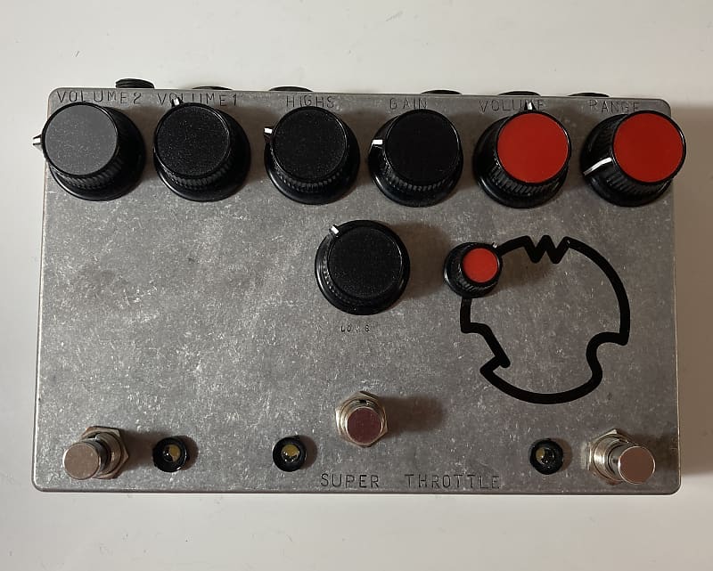 TWS Pedals Custom Compressor, Overdrive, Fuzz and Boost - Silver image 1