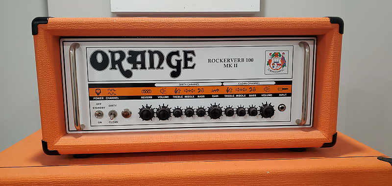 Orange Rockerverb 100 MK II 2-Channel 100-Watt Guitar Amp Head 2010 - 2014  - Orange