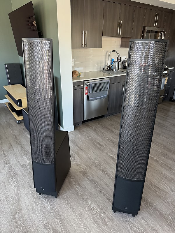 Martin Logan ElectroMotion ESL X Floor Speakers Late 2010s-present - Satin Black  			