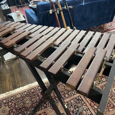 Vintage Musser Model 40 Marimba 2.5 Octave Rosewood Bars Keys Ludwig Deagan - See Video! image 9