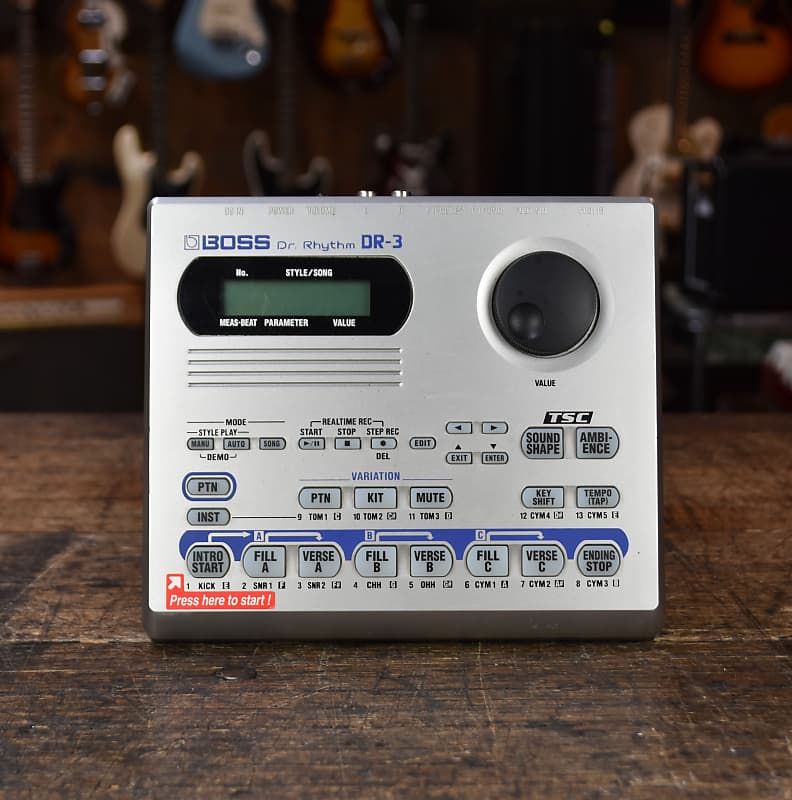 Boss DR3 Dr. Rhythm 2003 2020 Gray Reverb