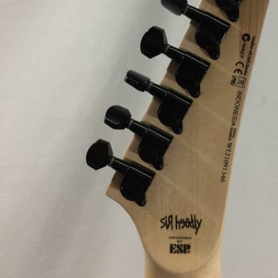 ESP LTD SH-207FM Brian Head Welch 7-String Guitar, Flame Maple, See Thru Purple image 5