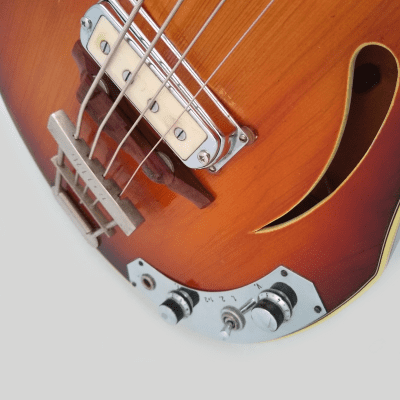 Klira Bass - 4 String - 1965 - Tobacco Burst - Made in Germany image 6