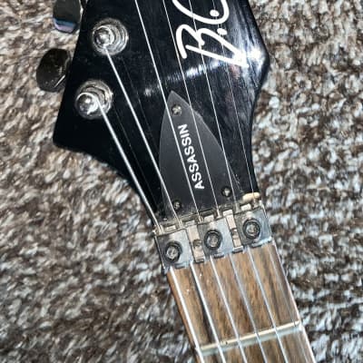 B.C. Rich Assassin electric guitar Floyd rose made in Korea  Black image 2