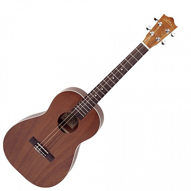 Lanikai Model LU-21B Mahogany Baritone Size Ukulele - Set Up and Ready to  Go!