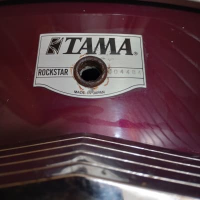Tama Rockstar Made in Japan 22"(diameter)x16"(depth) Bass Drum 1980's - Plumb/Purple image 5