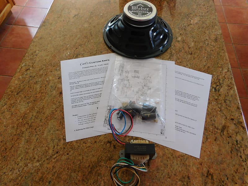 Carl's Custom Amps Mod Kit for Fender Pro Junior with Speaker Reverb