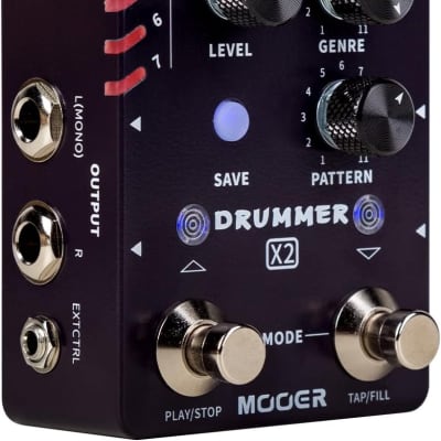MOOER Drummer X2-Series Professional Stereo Multi Drum Machine image 3