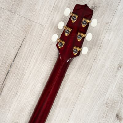 Takamine JJ325SRC John Jorgenson Signature Acoustic-Electric Guitar, Gloss Red image 13