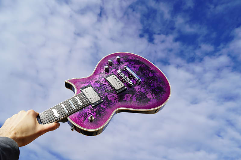 ESP ORIGINAL ECLIPSE CUSTOM Purple Peel 6-String Electric Guitar w/ Case (2024) image 1