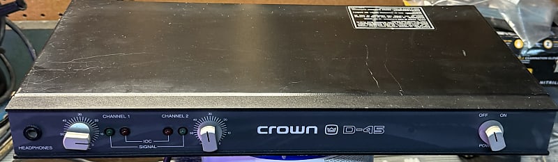 Crown D-45 2-Channel Power Amplifier | Reverb