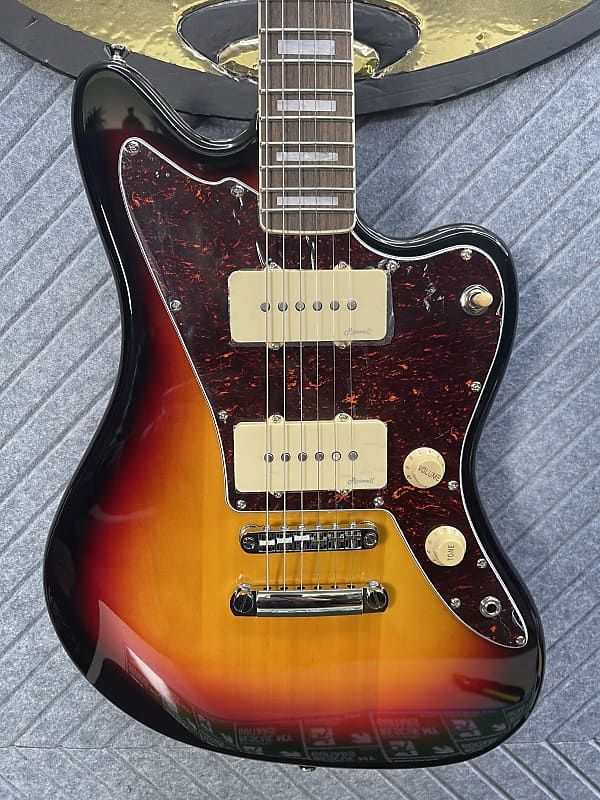 Harley Benton JA-60SB Vintage TriBurst SkunkWerx In USA FretWerx Fret Polish and Setup image 1