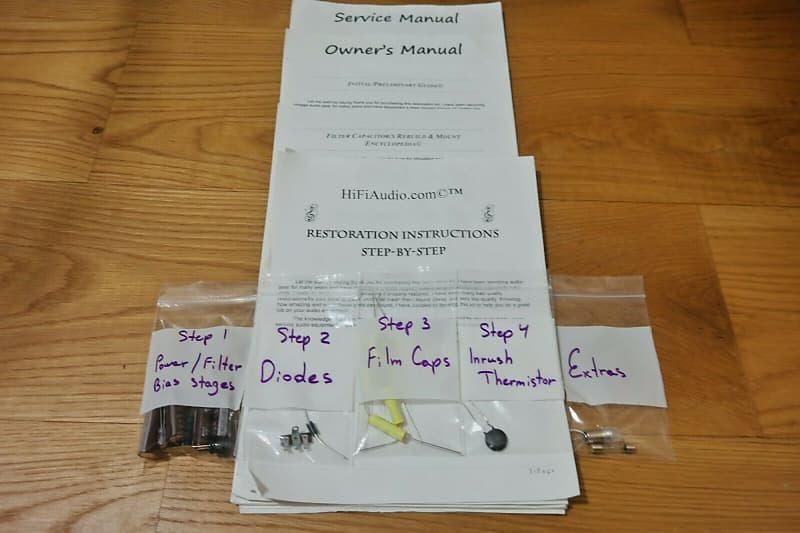 Bogen DB-20 restoration kit filter capacitor repair rebuild fix