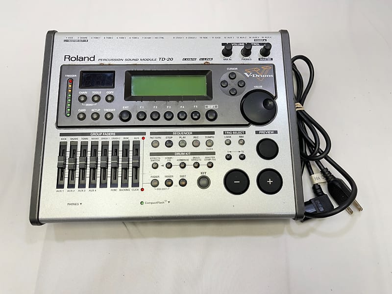 美品 Roland TD-20 音源 モジュール ① Roland TD-20 音源モジュール V-Drums