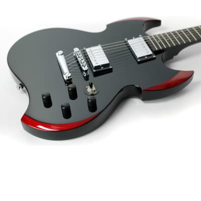 2003 Samick Greg Bennett CA2 Cobra Electric Guitar, Black