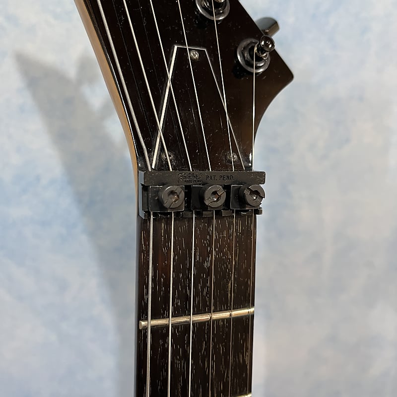 Charvel 3DR Dinky Reverse Headstock Fire Crackle 1980s Made