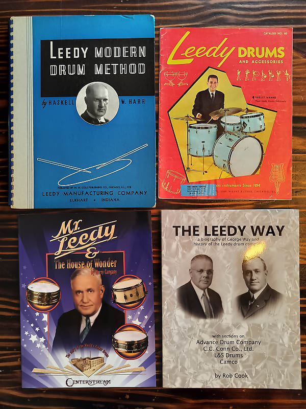 Leedy Drum Catalog and Book Lot 19382018 Reverb
