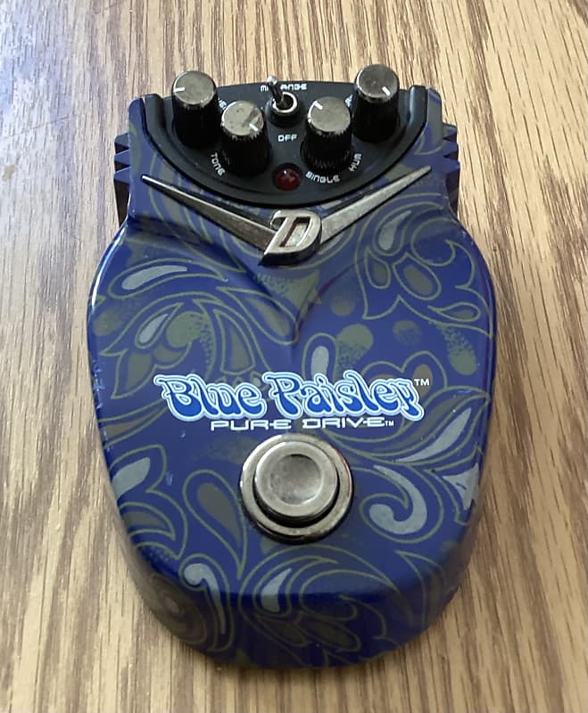 大学 割引 Danelectro Blue Pure Paisley Blue Pedal Drive Pure Paisley ギター