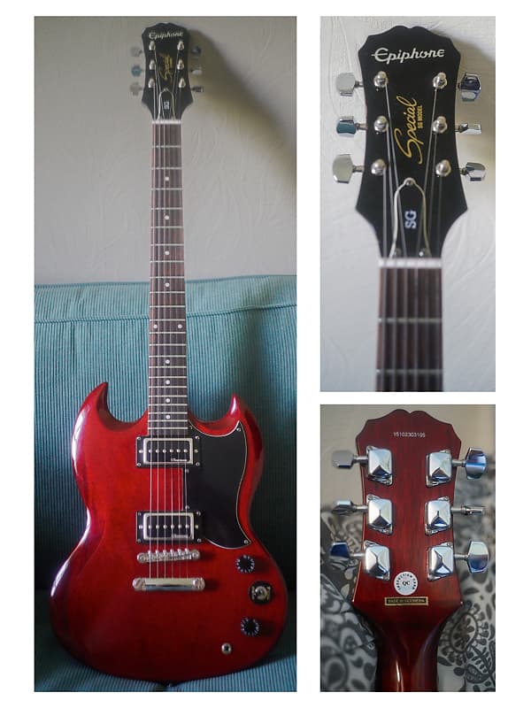 Epiphone SG Special 2017 - 2019 - Cherry with p90 humbuckers | Reverb