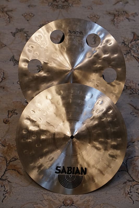 Sabian 15" HHX Prototype Ozone Hi Hats - 730-1104g image 1