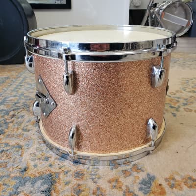 Gretsch Round Badge 'Name Band' Kit in Champagne Sparkle 22-16-13" image 21