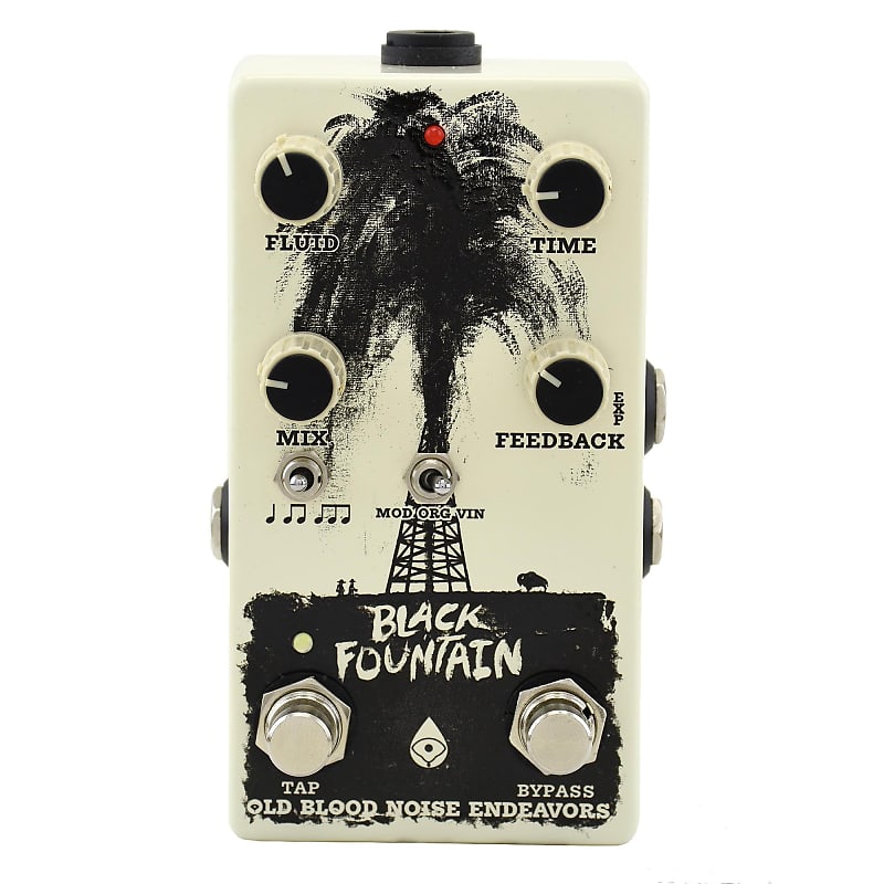 Old Blood Noise Black Fountain V3 Delay Pedal image 1