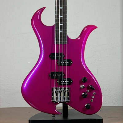 B.C. Rich Custom Shop Wave Bass 2024 - Ultraviolet image 2