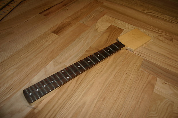 Saga Paddle headstock replacement Fender neck rswd image 1