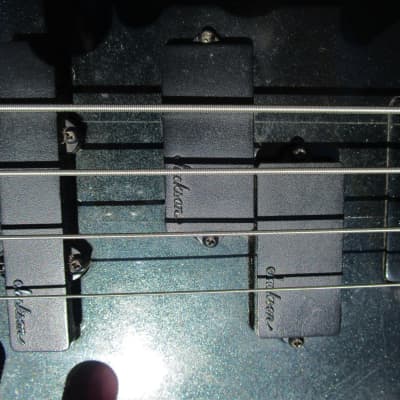 Charvel Jackson  Fusion IV Bass Guitar, 1989, Japan, Metallic Blue, J & P Pickups, Gig Bag image 3