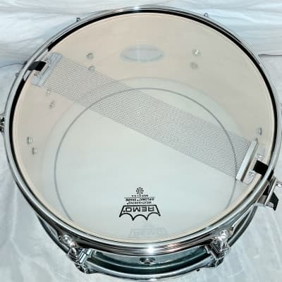 MARTIAL PERCUSSION HANDCRAFTED 14 x 6.5" MAPLE SNARE DRUM 2023 - TIEDYED DENIM LACQUER imagen 11