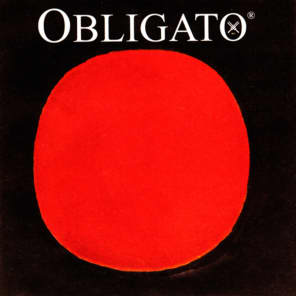 Pirastro OBL411521 Obligato 4/4 Full Size Violin Ball-End String Set with Steel E