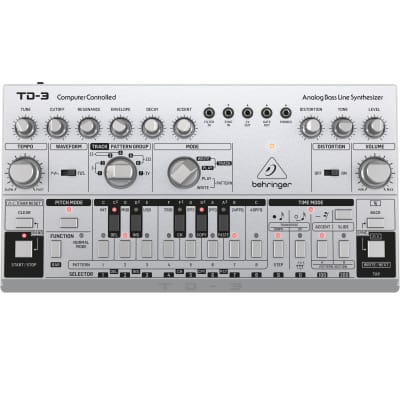 Behringer TD-3 (Silver) - Analog Synthesizer