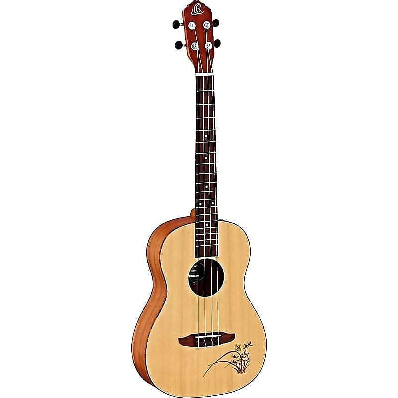 Ortega Guitars RU5CE-BA Bonfire Series Baritone Ukulele - B-Stock