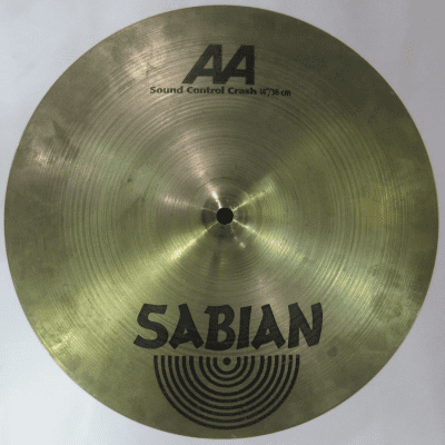 Sabian 14" AA Sound Control Crash Cymbal 2006 - 2010