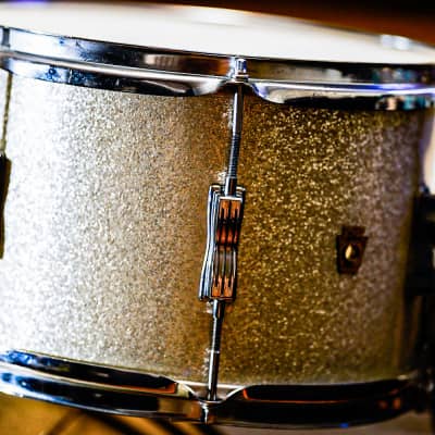 Ludwig Club Date 1966 Drum Set w/ 1968 Blue Note Floor Tom – Vintage Players Kit – Excellent Setup w/ Vintage Hardware image 3