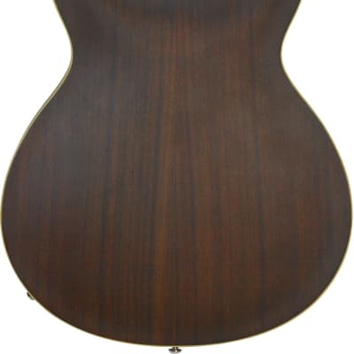 Ibanez Artcore AS53 Semi-Hollow Electric Guitar Flat Transparent Black image 8