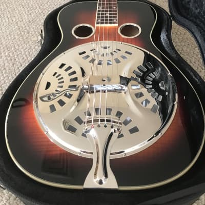 Recording King RR-75PL-SN Phil Ledbetter Signature Resonator Guitar 2020 Flamed Maple with hard shell case image 1