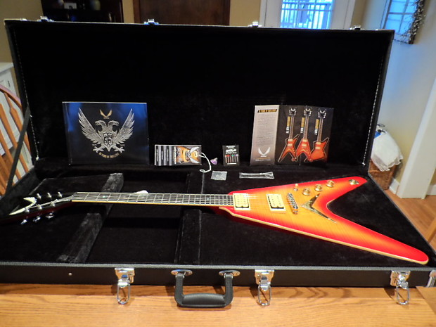 何でも揃う VTG 2012 Dean Flying V 35th Anniversary Trans Cherry ギター