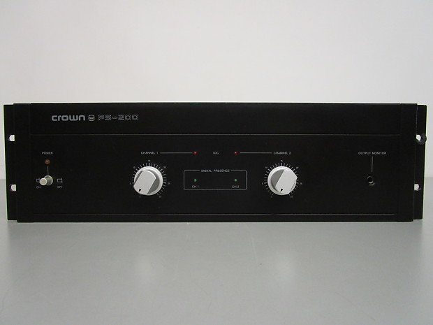 Crown PS-200 2-Channel Power Amplifier image 1